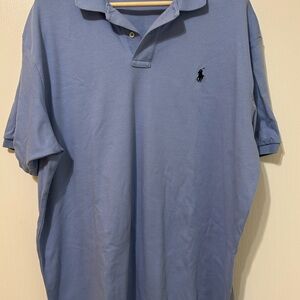 Ralph Lauren Men's Light Blue Polo Shirt